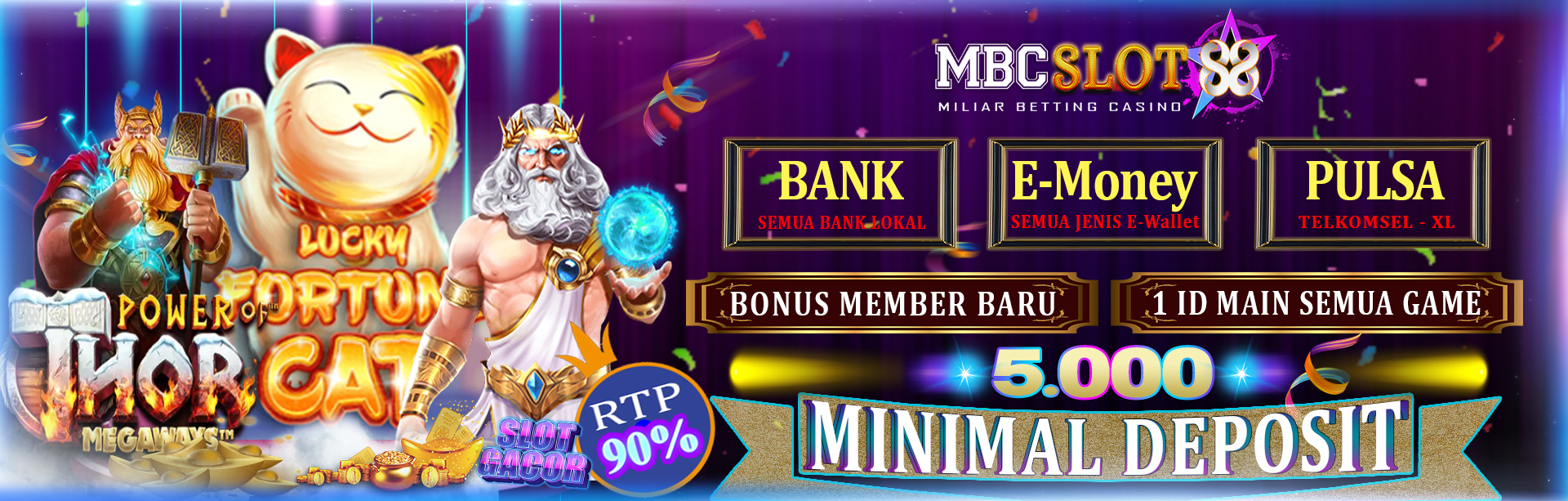 Bonus Member Baru 1 ID Main Semua Game