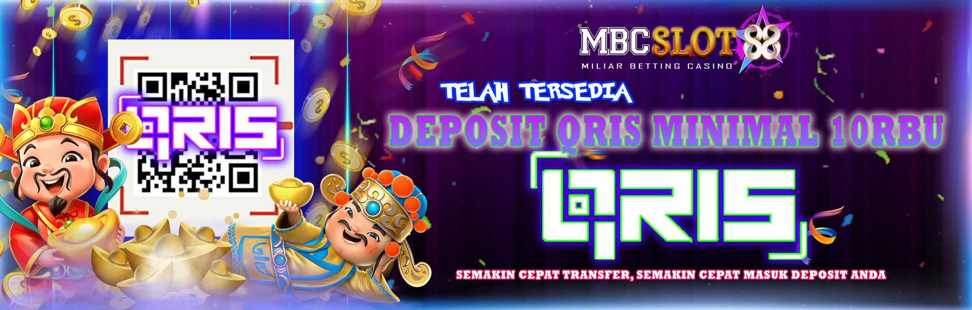 Telah Tersedia Deposit Qris Minimal 10rb