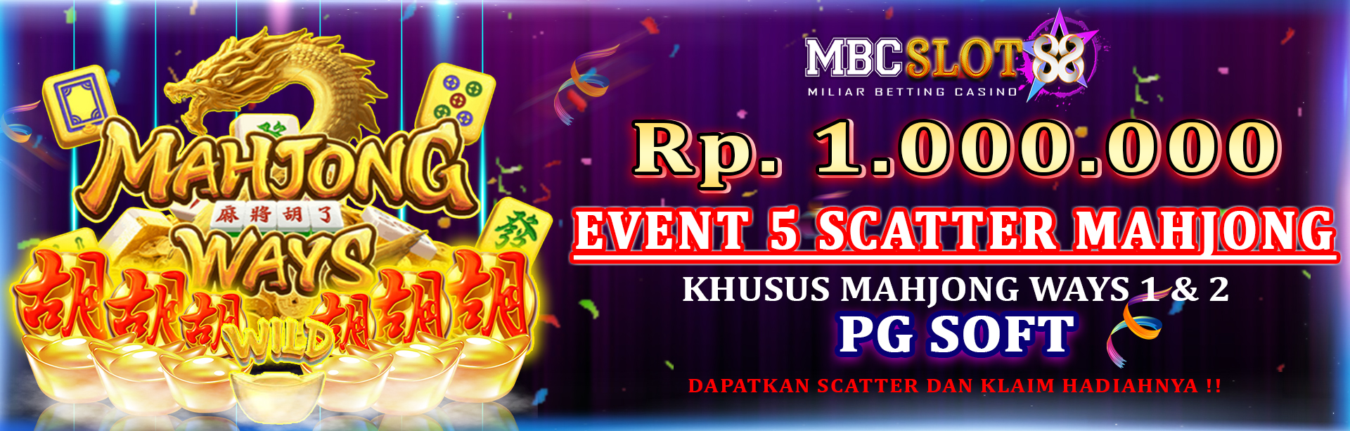 Event 5 Scatter Sejajar Mahjong Ways