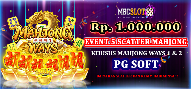 Event 5 Scatter Sejajar Mahjong Ways